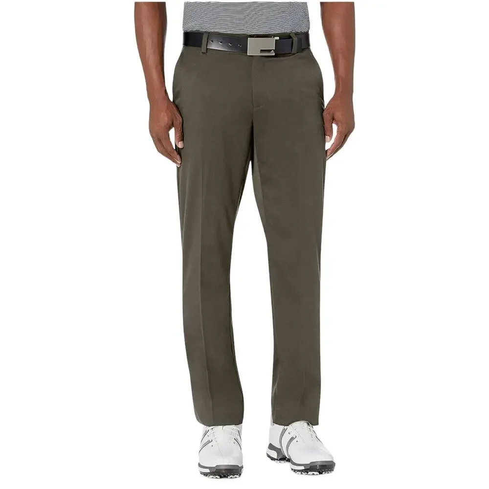 NEW Amazon Essentials Men's Straight-Fit Stretch GOLF PANT 34W x 30L Olive Green